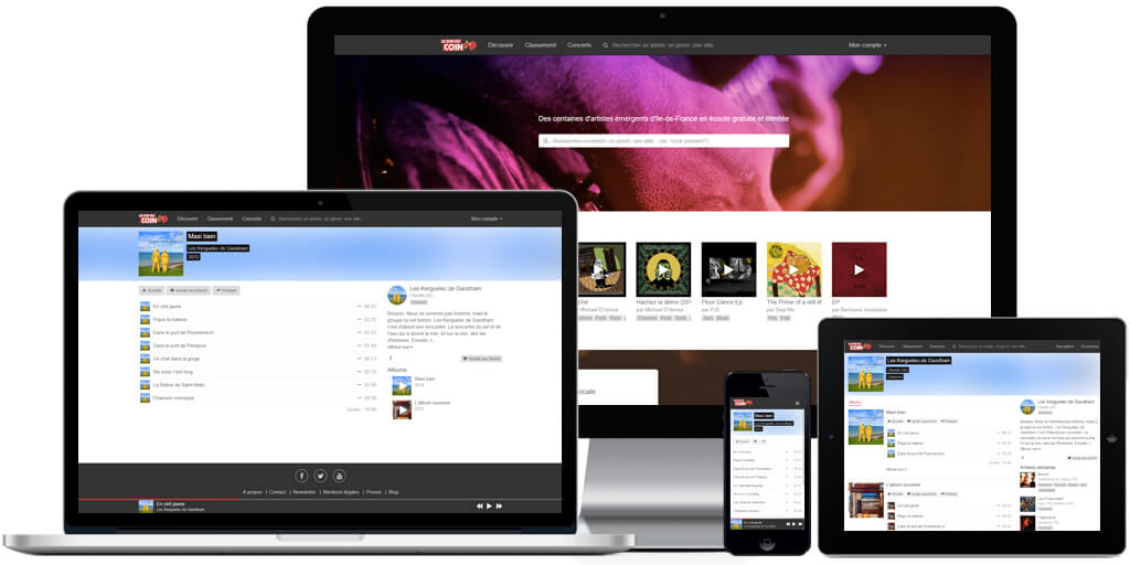 Le Son du coin sur PC, tablette et smartphones